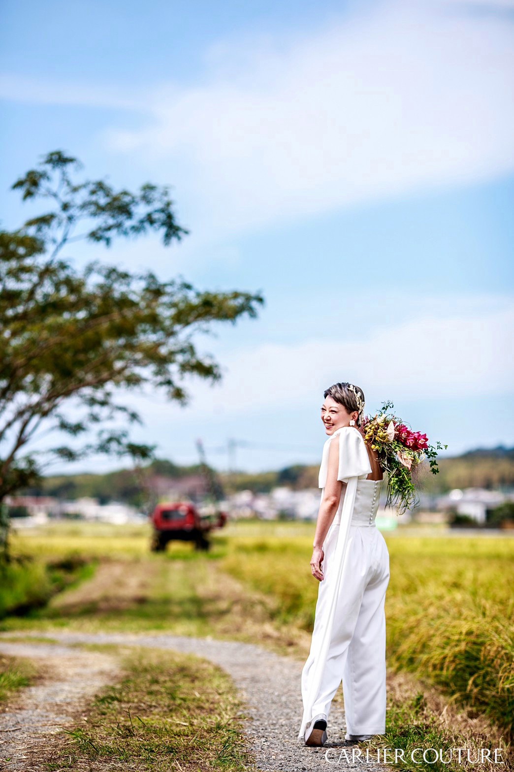 Diary スタイリッシュな花嫁さまのパンツドレス Carlier Couture Diary スタイリッシュな花嫁さまのパンツドレス Carlier Couture